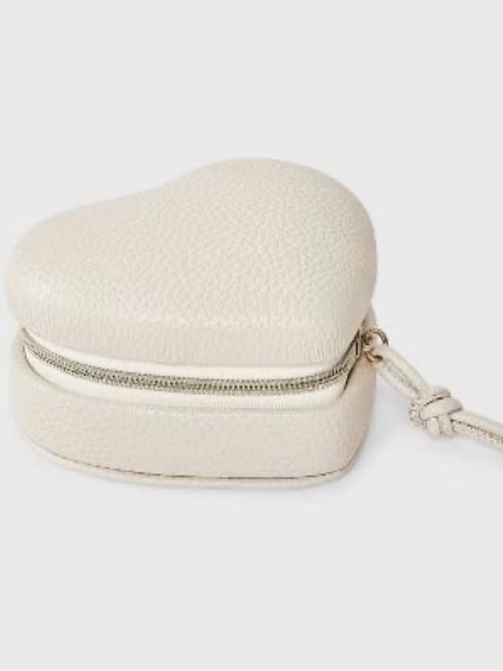a new day Heart Jewelry Case - Cream